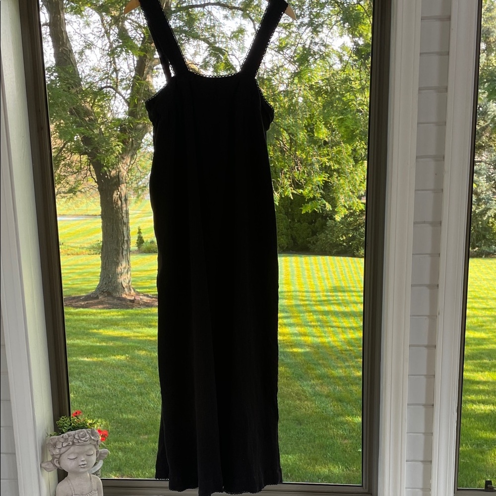 NWT-World Market-Stylish Black Sleeveless Romper with Lace Trim
